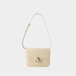 A.P.C. Women's Tan Leather Mini Crossbody Bag for Spring/Summer 2024