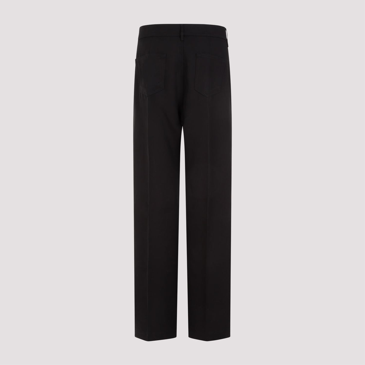 RICK OWENS Iconic Black Silk and Wool Jeans for Men