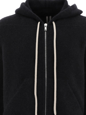 DRKSHDW SWEATER WITH HOODIE AND ZIPPER