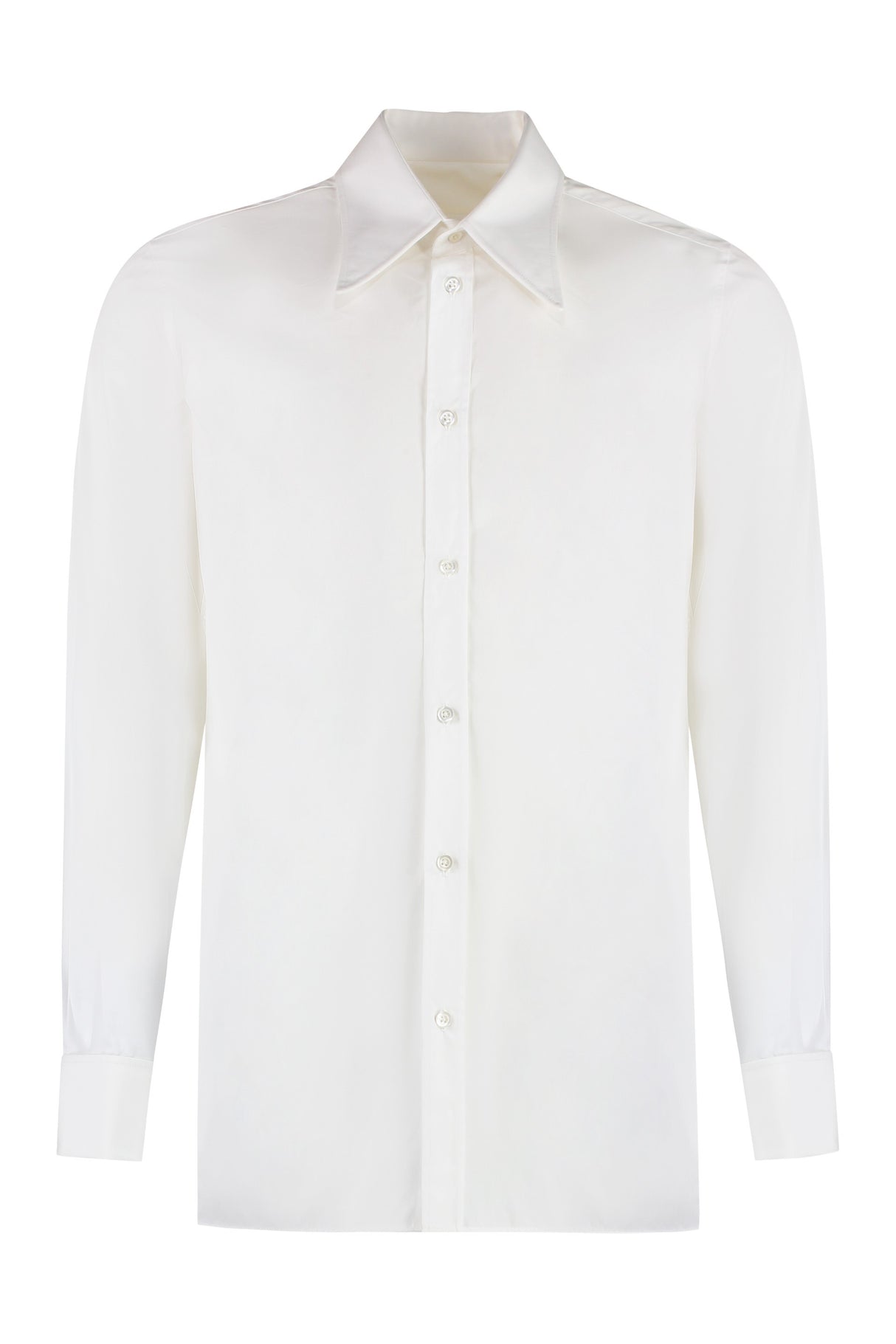 男士白色棉质衬衫 2023秋冬系列