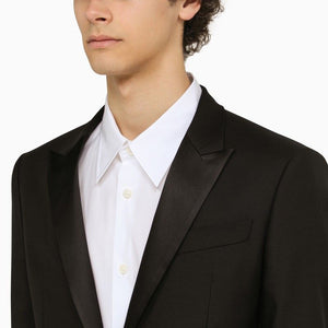 DSQUARED2 Black Wool Single Breasted Suit for Men