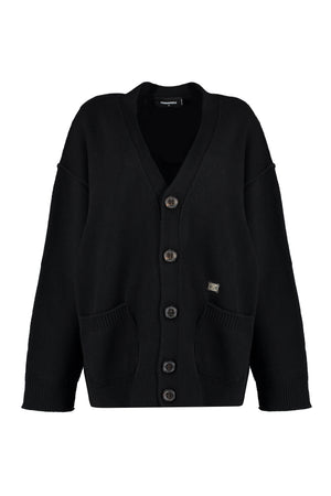 DSQUARED2 Luxurious Wool and Cashmere Cardigan for Women