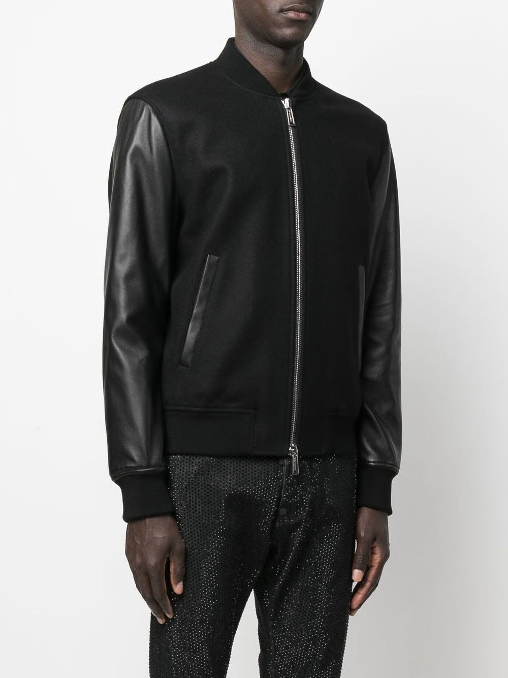 DSQUARED2 Black Wool Blend Men's Sports Jacket | FW22 Collection
