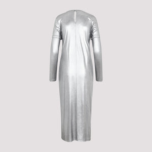 LOEWE Metallic Draped Dress for Women - SS23 Collection