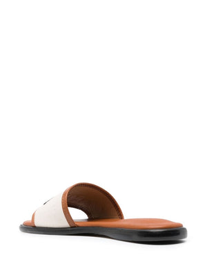 ISABEL MARANT Luxurious Leather Slide Sandals in Rich Cognac for Women