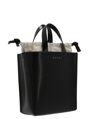 The MARNI MUSEO LOGO PRINTED Tote Handbag Handbag