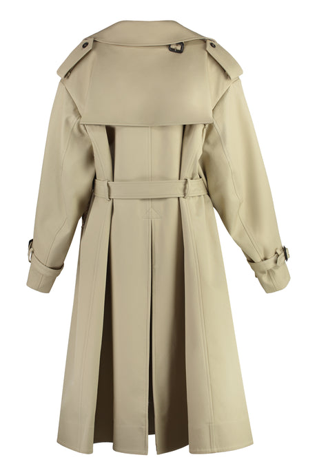 MAISON MARGIELA Stylish Beige Cotton Trench Jacket for Women - FW22 Collection
