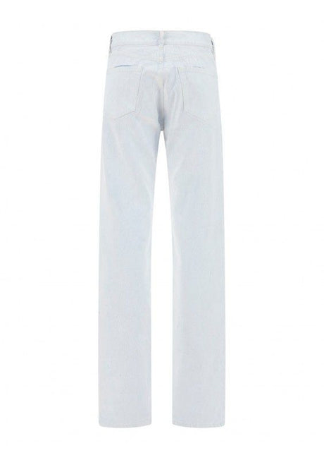 MAISON MARGIELA Men's Coated Denim Jeans in White - SS24 Collection