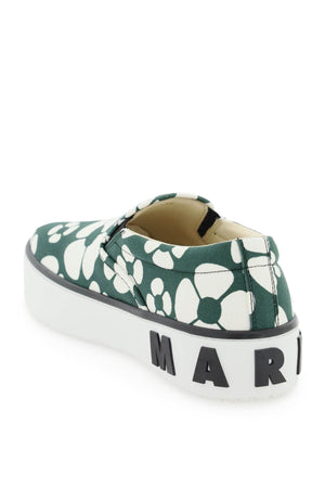 MARNI X CARHARTT Floral Slip-On Sneakers for Men in Mixed Colours - SS23 Collection