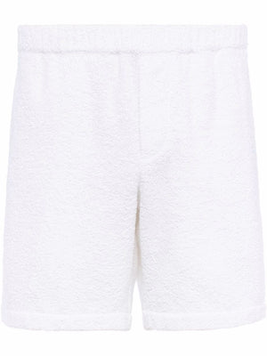 男士夏季SS24款白色棉质短裤