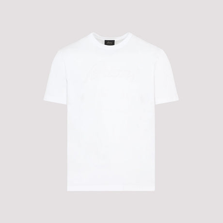 Men's White Brioni T-Shirt - FW23 Collection