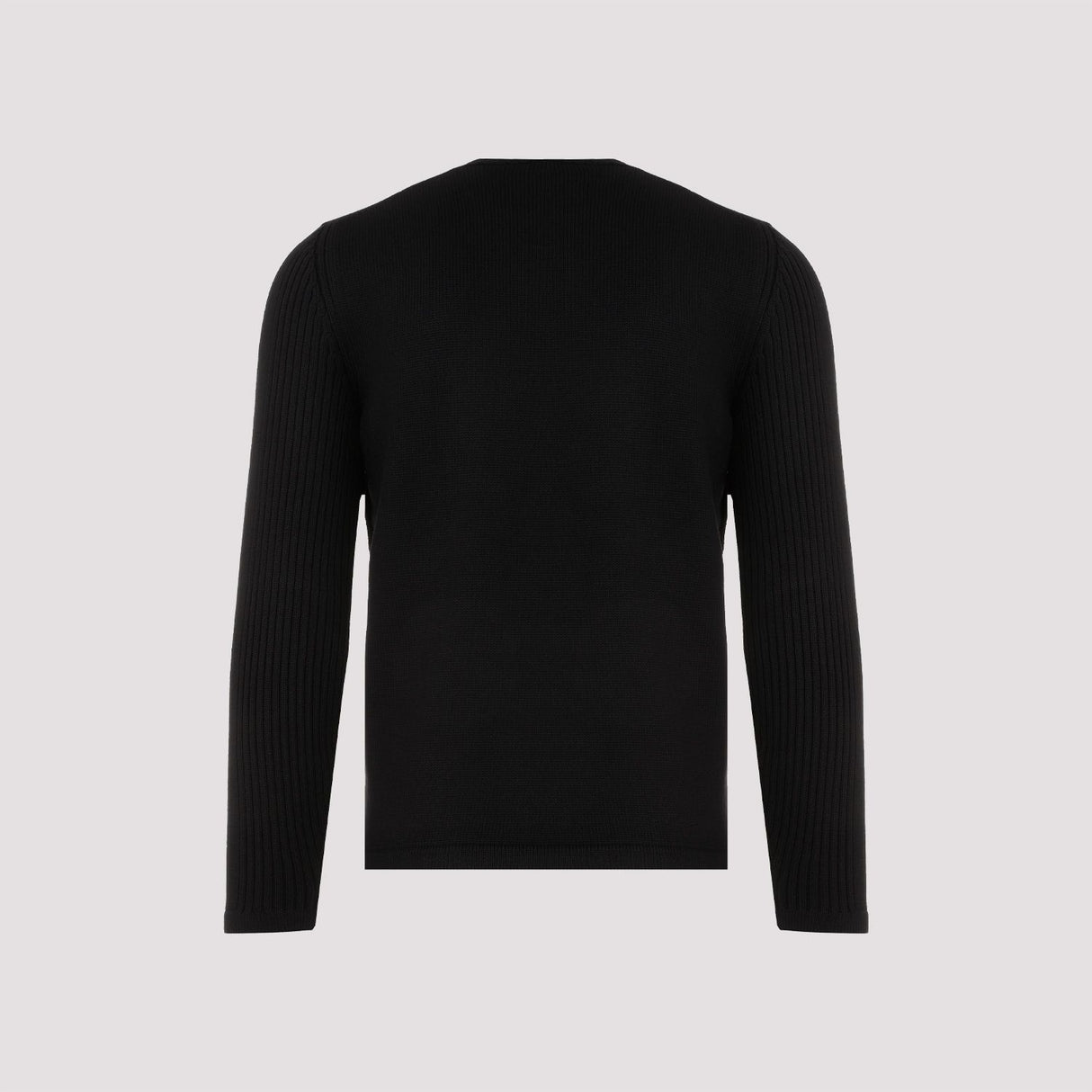 PRADA Luxurious Black Wool Sweater for Men - FW24 Collection