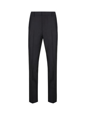 PRADA Elegant Black Wool Blend Trousers for Men - FW23 Collection