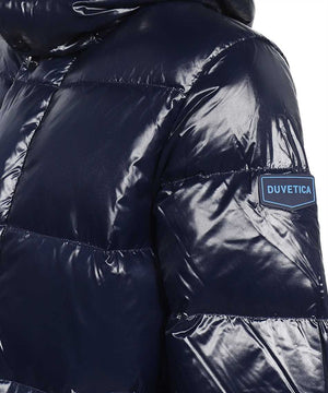 DUVETICA Men's Blue Long Down Jacket - FW22 Collection