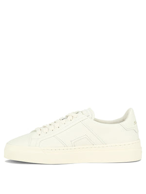 SANTONI Classic White Sneakers for Women - SS24 Collection
