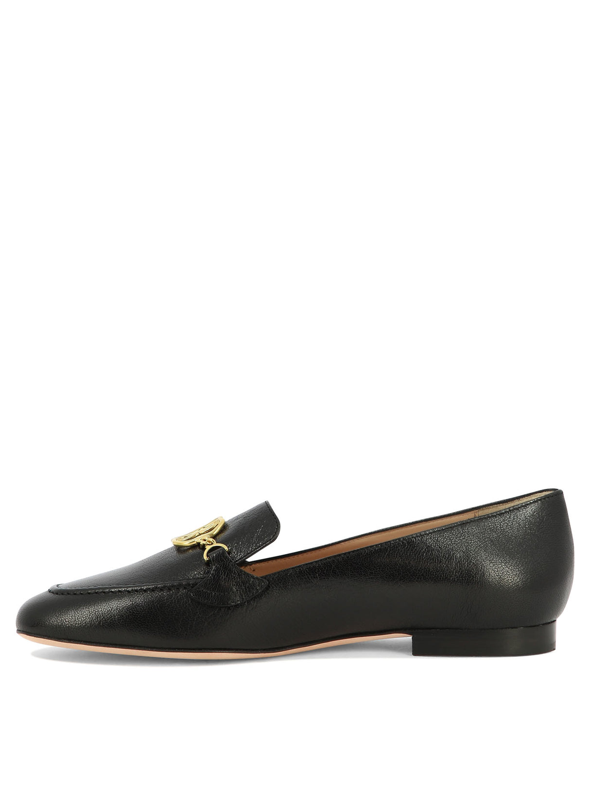 BALLY Men's Black Leather Loafers for FW23 Season