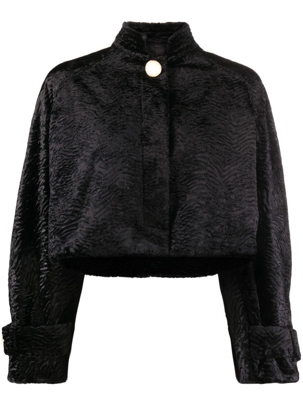 时尚舒适黑色短款女士西装外套 | 暖和又时髦FW23外套