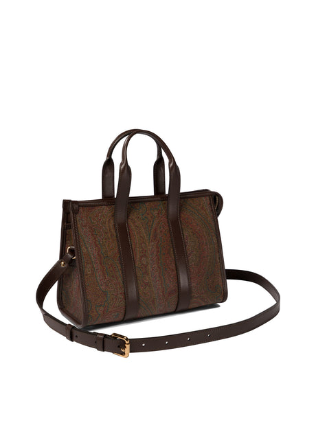 ETRO Paisley Small Handbag in Brown