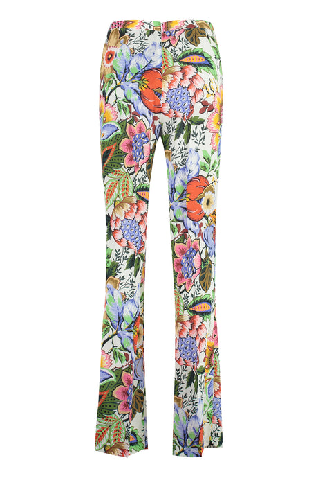 ETRO Floral Printed Wide-Leg Trousers for Women