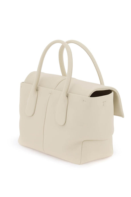 TOD'S Stunning White Calf Leather Handbag for Women - SS24 Collection