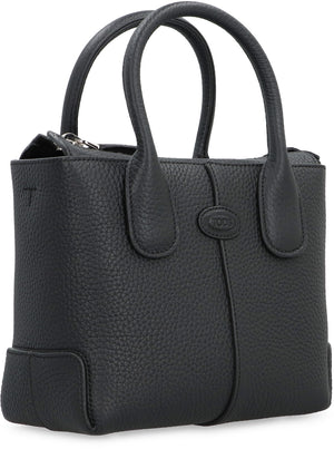 TOD'S Trendy Black Calfskin Tote Handbag - FW23 Collection for Women