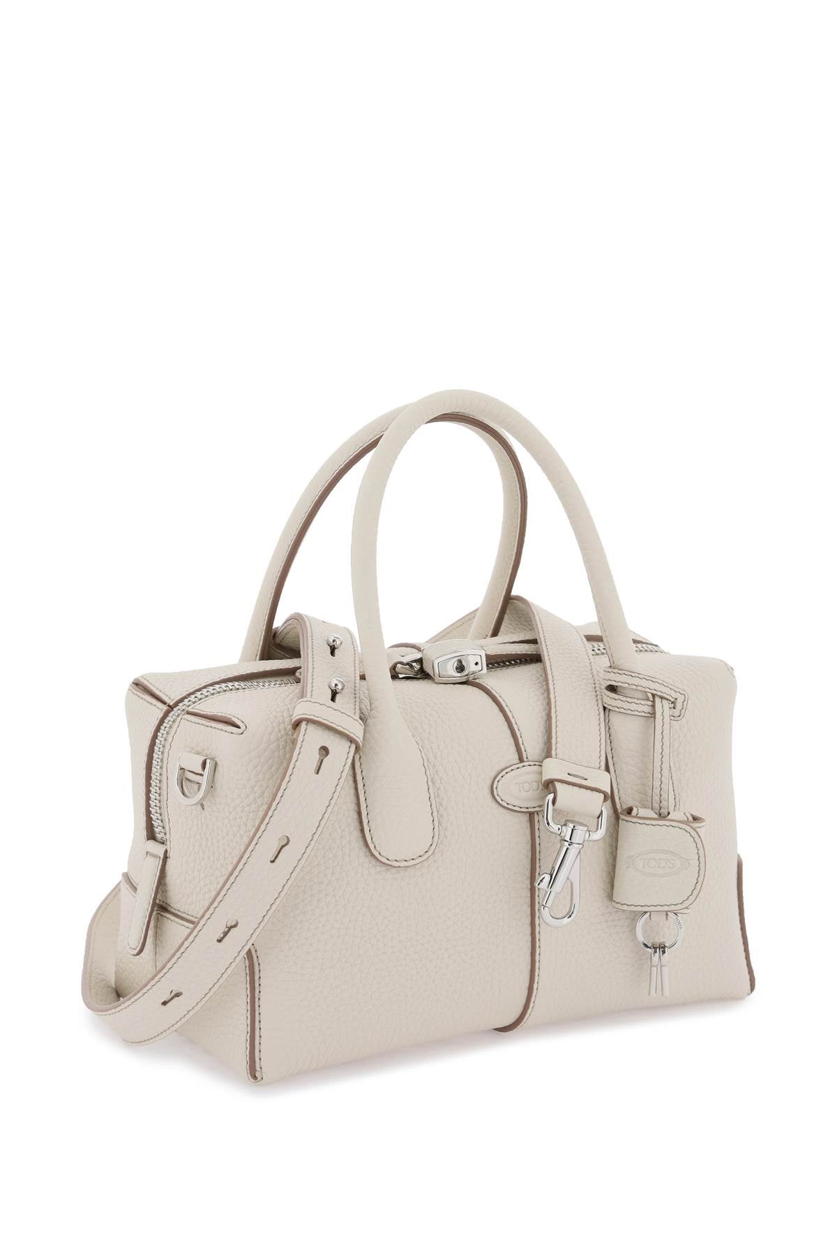 TOD'S Grained Leather Bowling Handbag for Women - Spring/Summer 2024