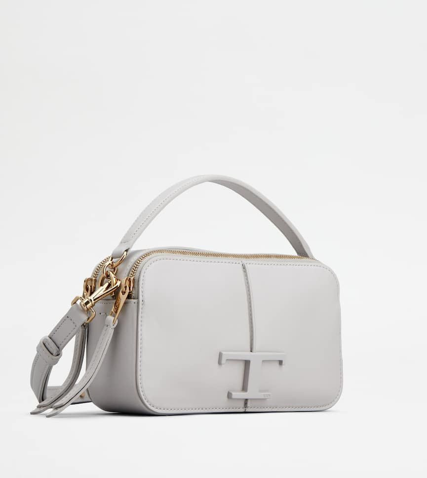 TOD'S Teal Leather Mini Crossbody Handbag for Women SS24