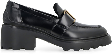 TOD'S Luxurious Black Calfskin Loafers for Women - SS24 Collection
