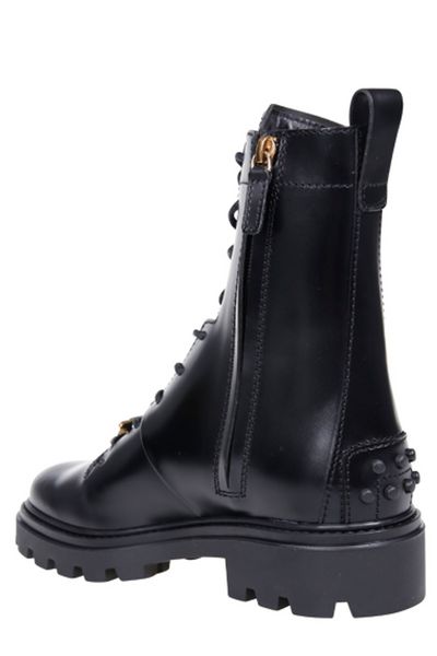 TOD'S Classic Black Leather Boots for Women - FW23 Collection