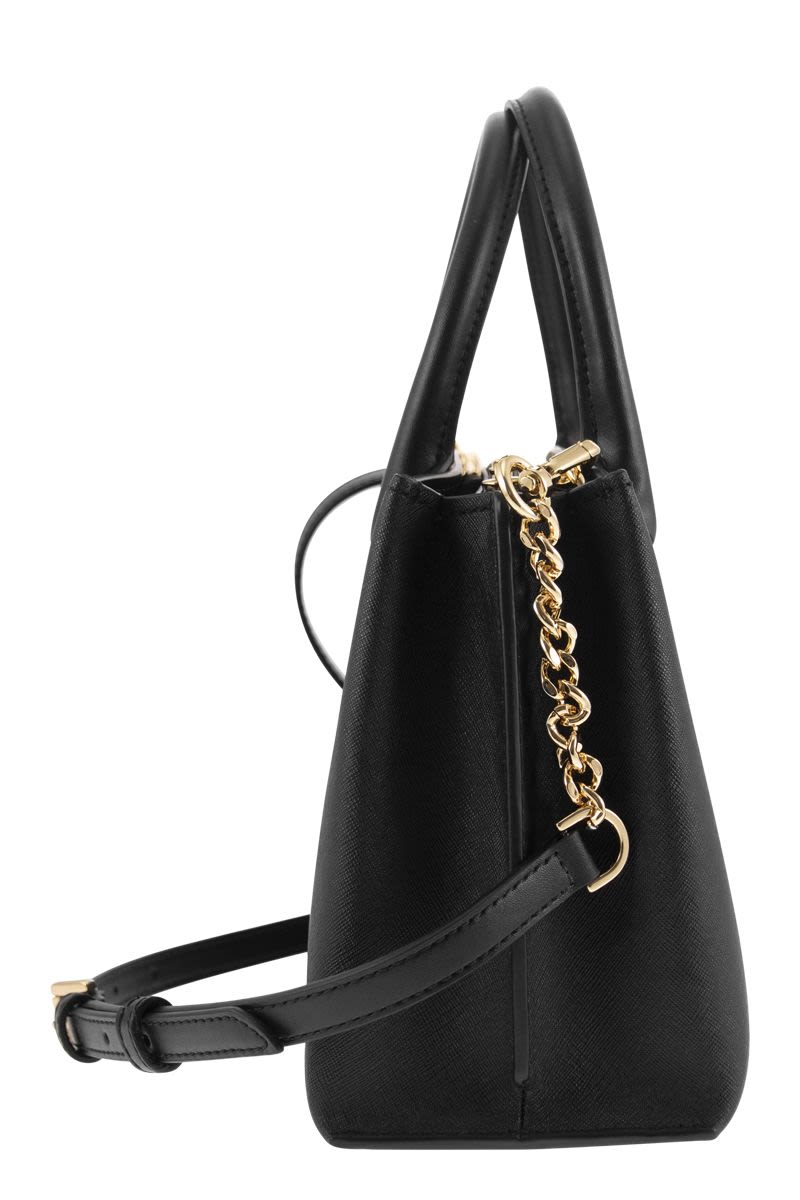MICHAEL MICHAEL KORS Elegant and Timeless Black Saffiano Leather Handbag for Women