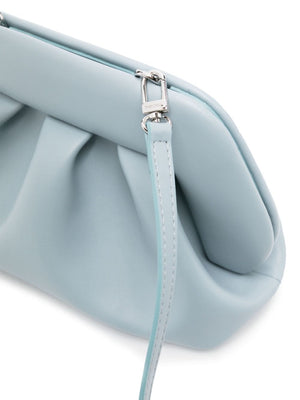 THEMOIRè Clear Blue Vegan Leather Clutch Handbag